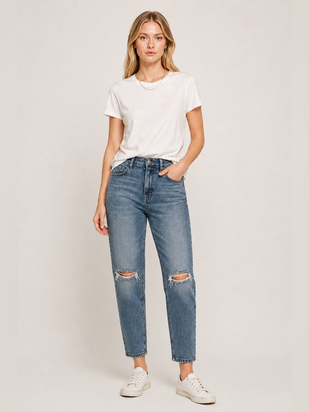 Anthropologie Pilcro High Rise Slim Jeans‎ Size 30 Tapered Distressed Ripped